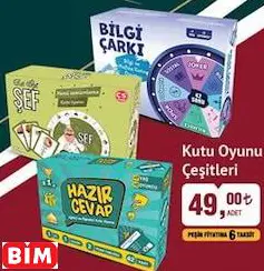 KUTU OYUNU ÇEŞİTLERİ